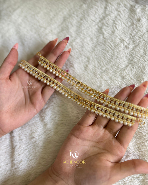 Manjus Pearl Elegance Payal